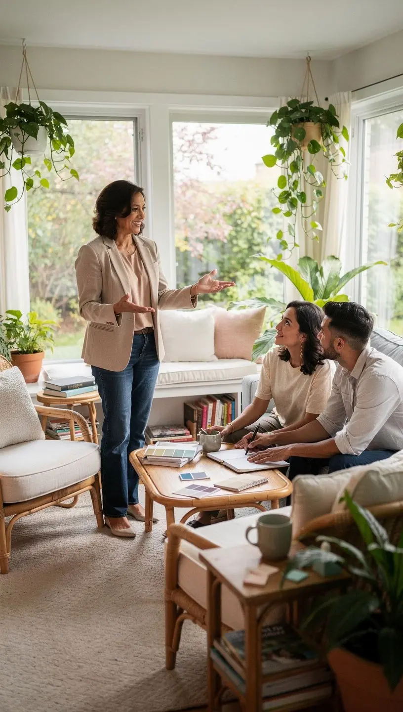 Open concept living space showcasing comfort and efficiency